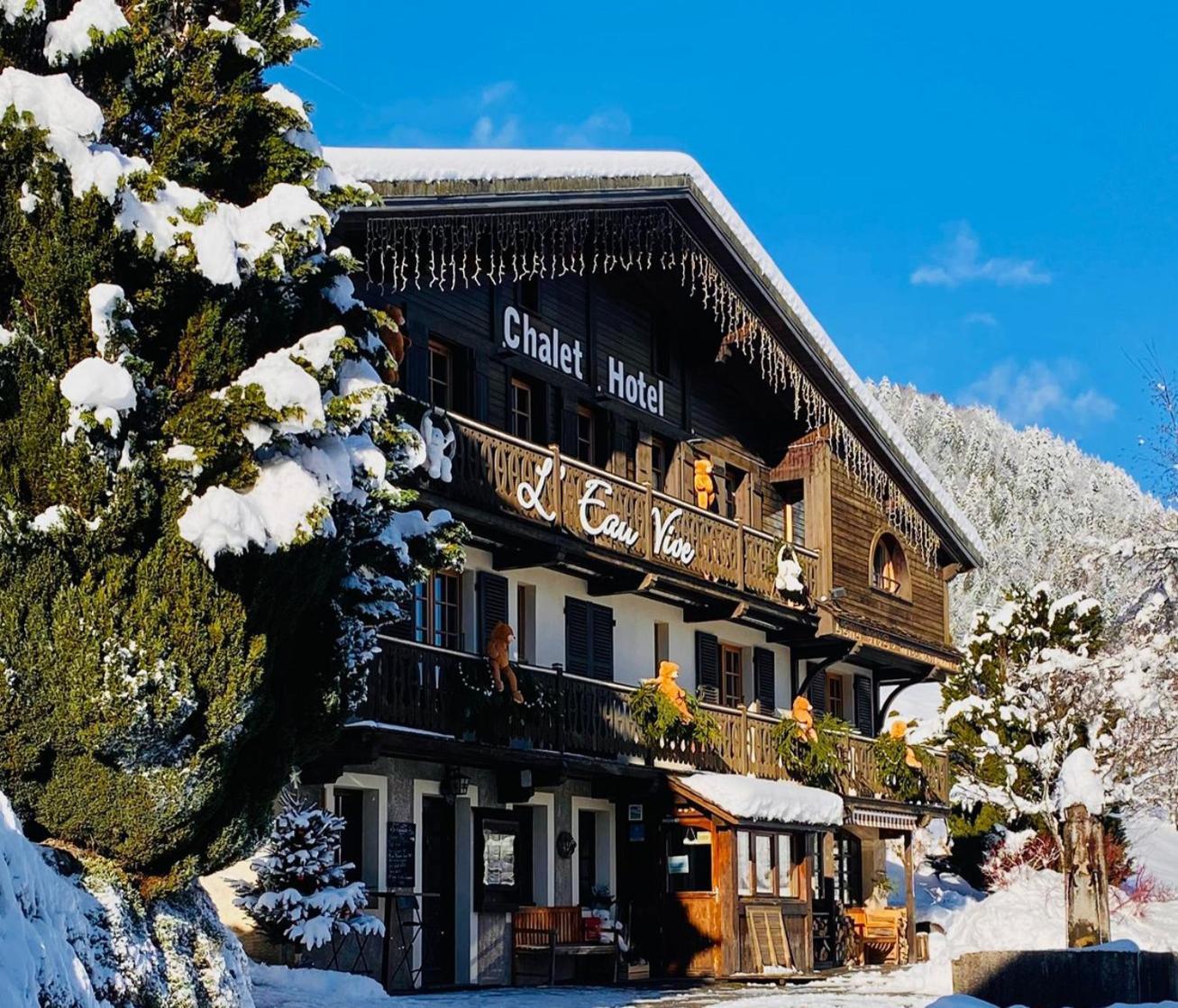 Chalet Appart'Hôtel l'Eau Vive Saint-Nicolas-la-Chapelle  Exterior foto